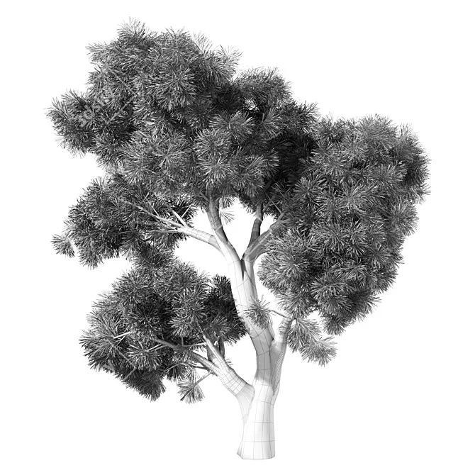  Elegant Tree No.107 Sculpture 3D model image 3