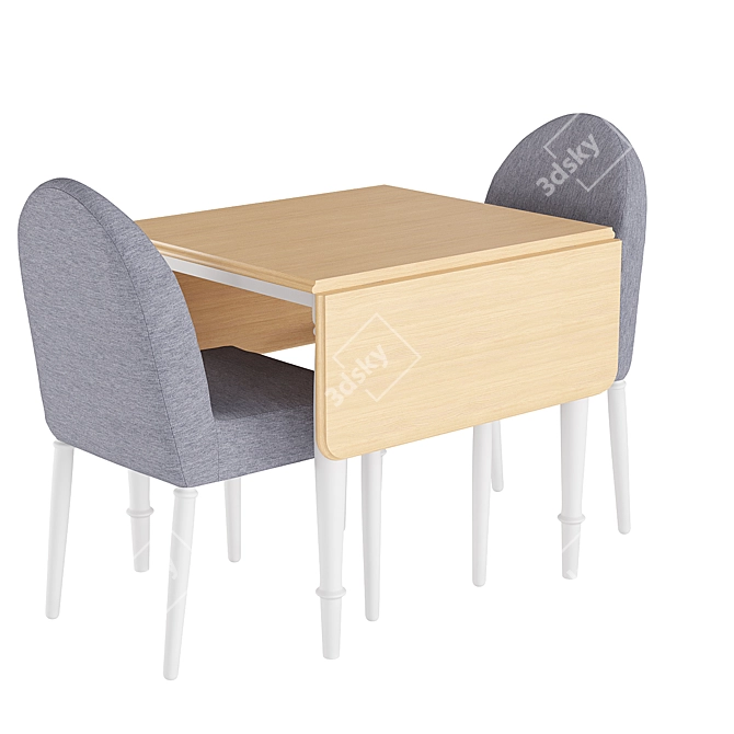 DANDERYD Chair & Table Set 3D model image 3