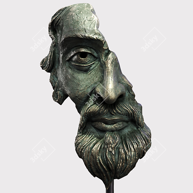 Face Sculpture 3D Render Model 3D model image 2