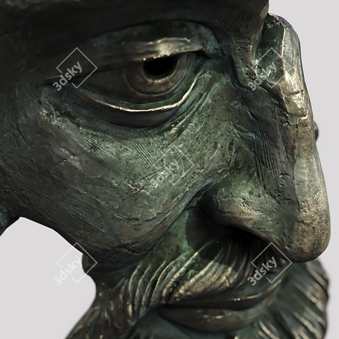 Face Sculpture 3D Render Model 3D model image 4