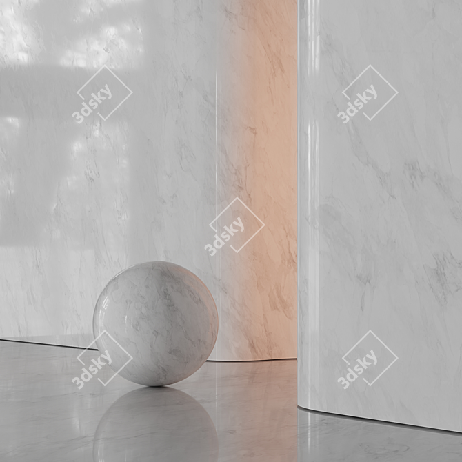 High-Res Marble Material Collection 3D model image 3