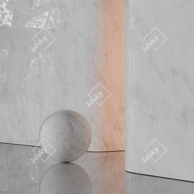 High-Res Marble Material Collection 3D model image 4