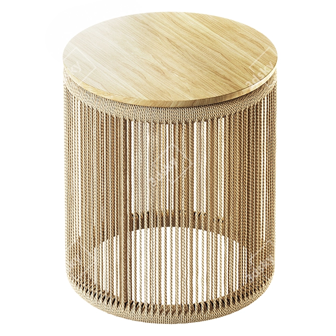 Palma End Table: Modern Elegance 3D model image 1