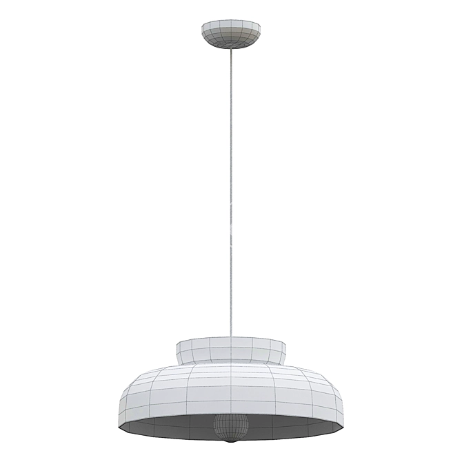 Ferroluce Deco Pendant Light 3D model image 2