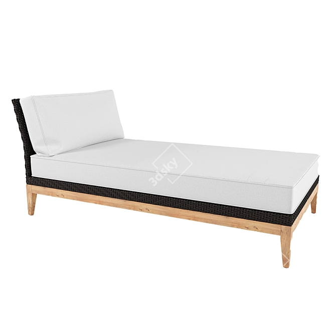 Stylish Modern Sofa for Designers 3D model image 2