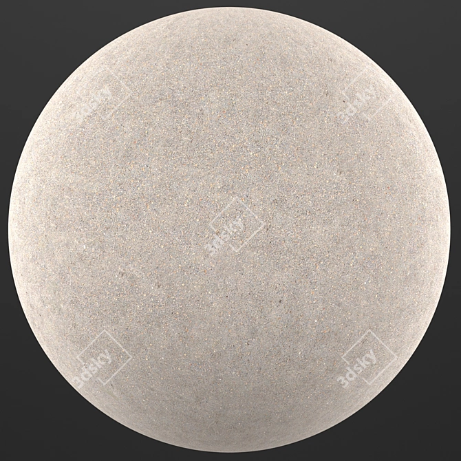 Asphalt Material 4x4m Scene 3D model image 2