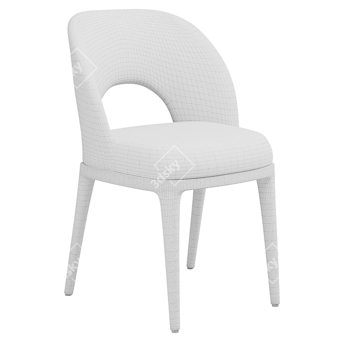 Elegant Boerum Dining Chair 3D model image 8