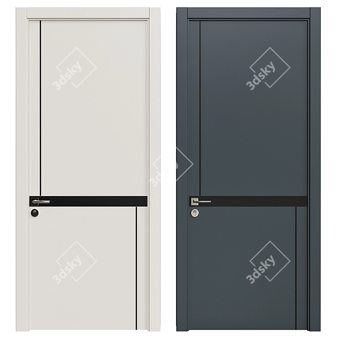 Interior Doors 3D Model Furniture 3D model image 1