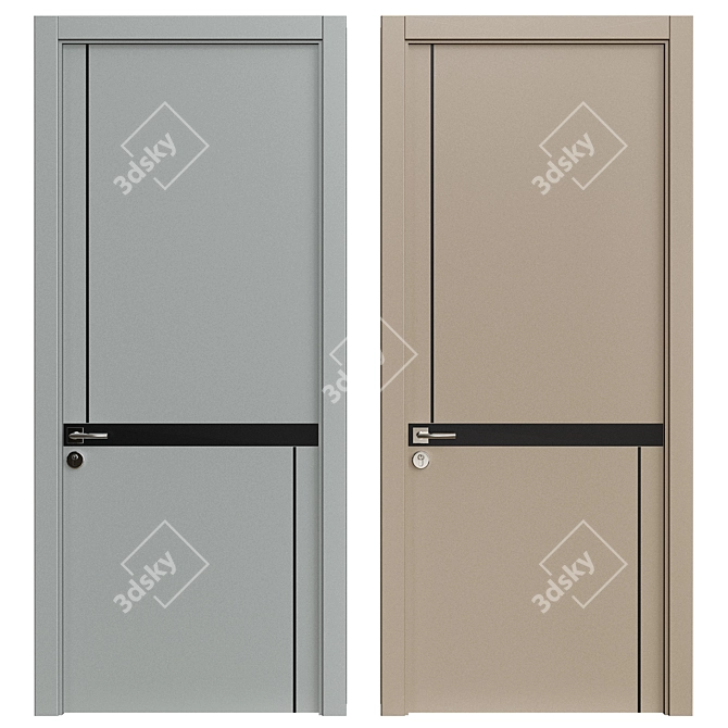 Interior Doors 3D Model Furniture 3D model image 4