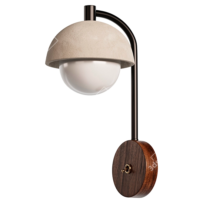 Modern Wall Lamp Wella 3D model image 1