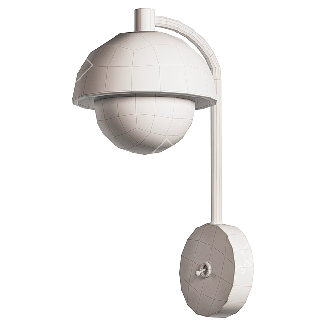 Modern Wall Lamp Wella 3D model image 2