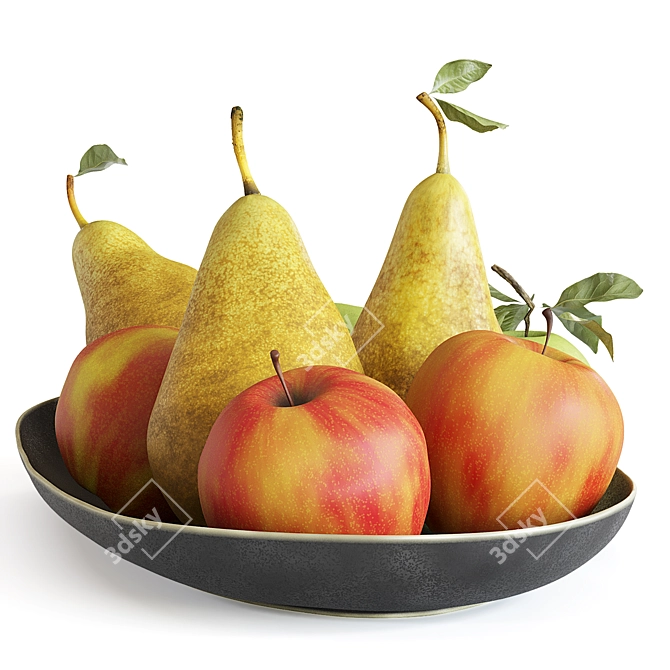 CoronaRender Compatible Apple & Pear Models 3D model image 4