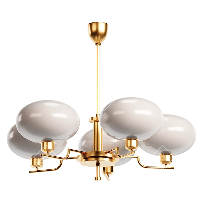 Elegant Bonnie Chandelier, Multiple Options 3D model image 1