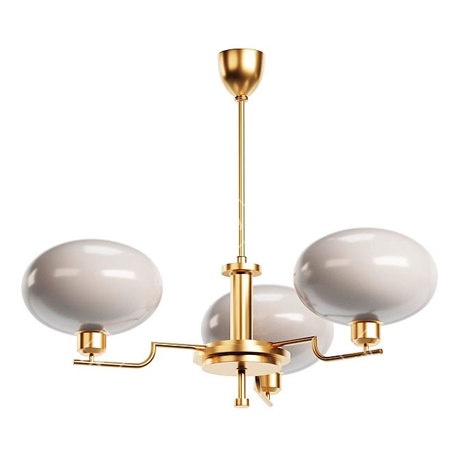 Elegant Bonnie Chandelier, Multiple Options 3D model image 2