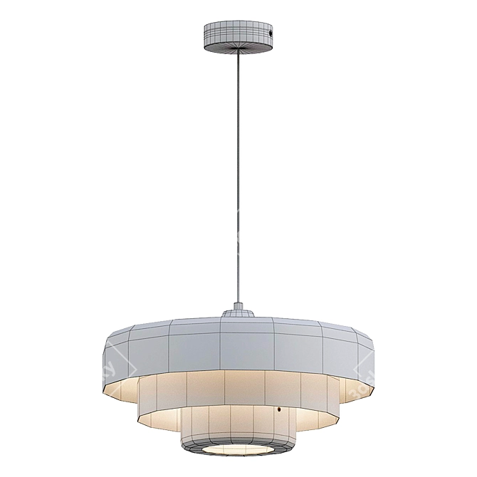 Modern Cake Pendant Lamp, Multi-color 3D model image 5