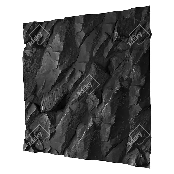 Rock Wall Texture Pack 3D model image 4