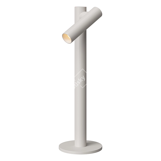 Antrim Table Lamp WhiteEgypt028 3D model image 2