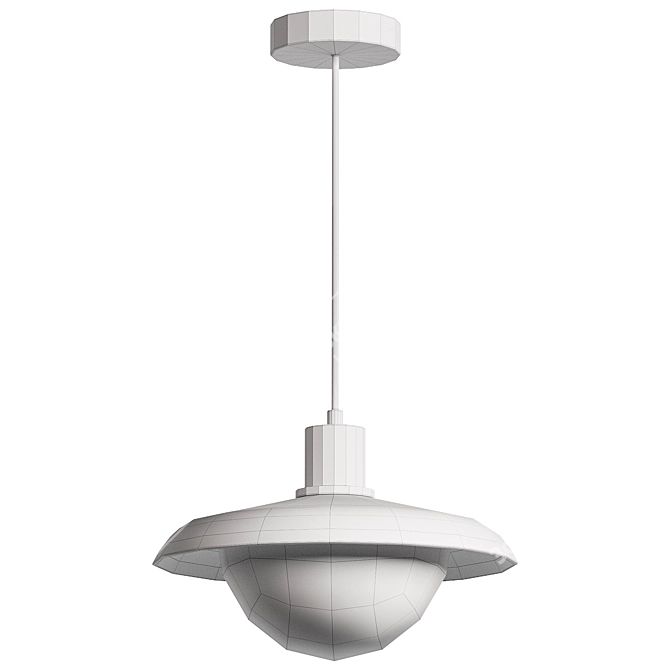 Sleek Corpin Pendant Lamp 3D model image 3