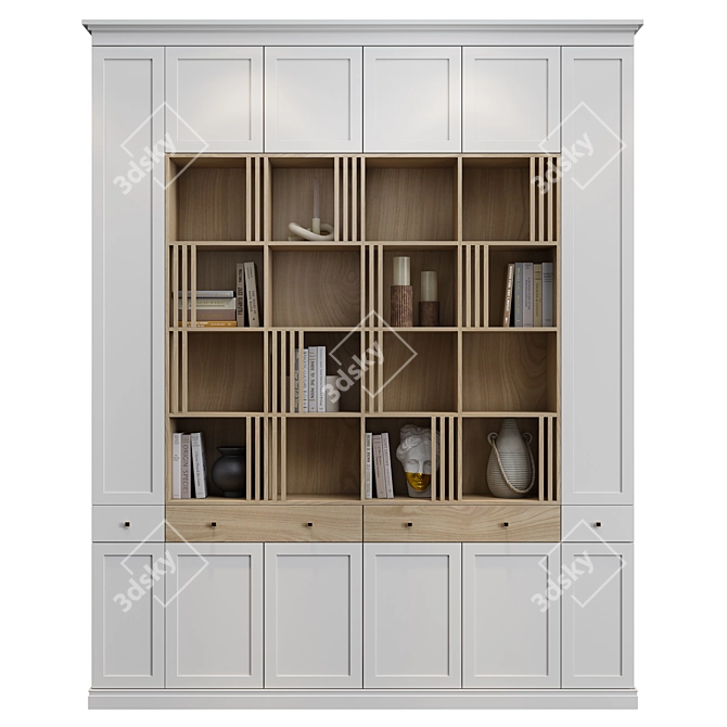 Neoclassical Rack 6 Essentials Set 3D model image 1