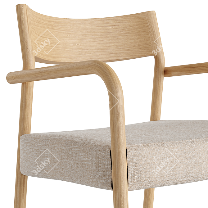 Elegant Falconera Chair: Indoor Outdoor Inspiration 3D model image 2