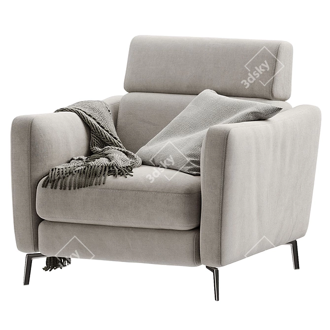 Natuzzi C200 GREG Sofa Model 3D model image 3