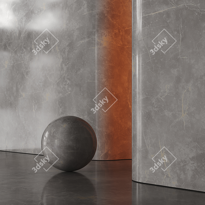 High-Res Marble Material Set 3D model image 5