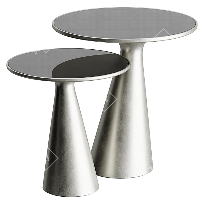 Sleek Modern Table Offering 3D model image 1