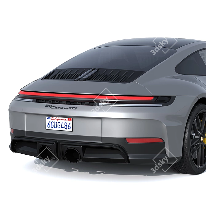 Porsche 911 Carrera GTS Hybrid 2025 3D model image 16