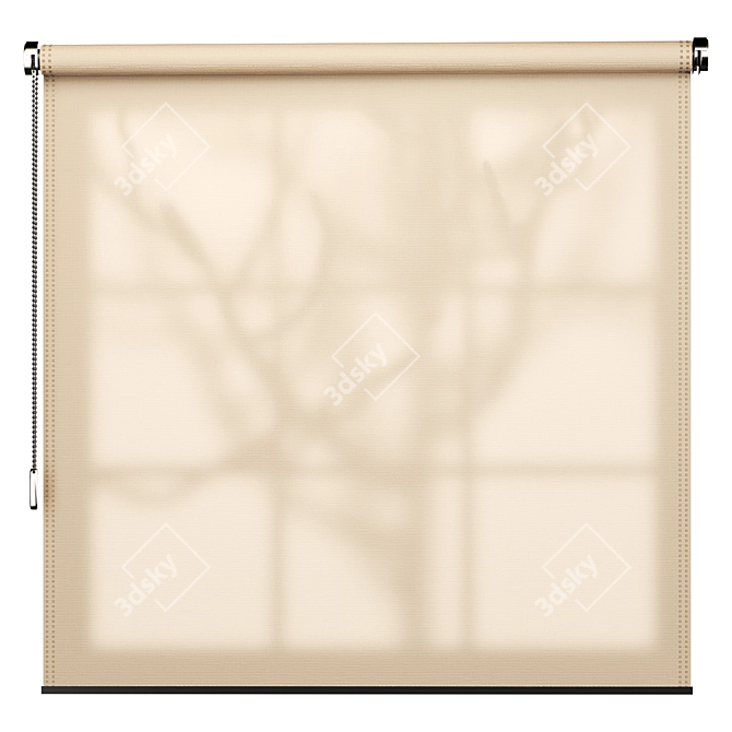 ShadowPlay Roller Blinds 3D model image 2