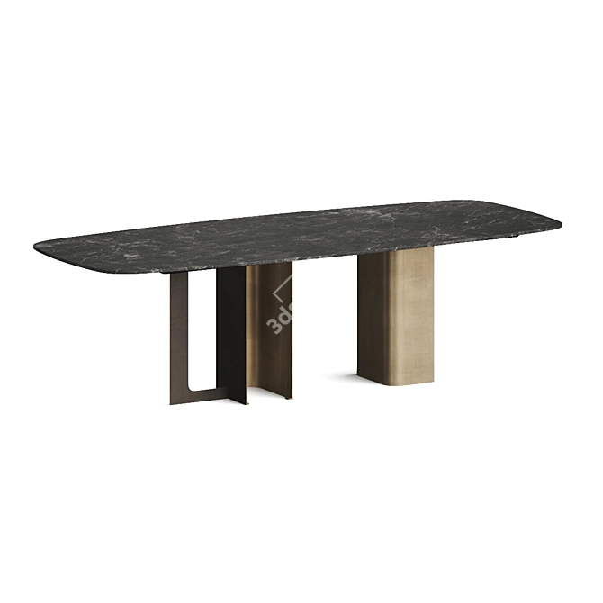 Mirage 2 Dining Table Set 3D model image 2