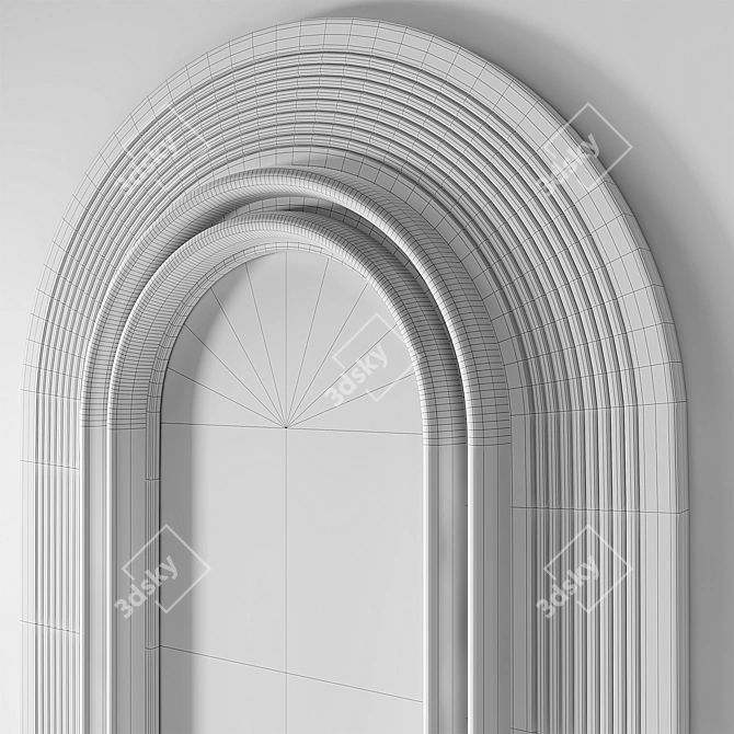 G&D Reflective Mirror Sculpture 3D model image 5