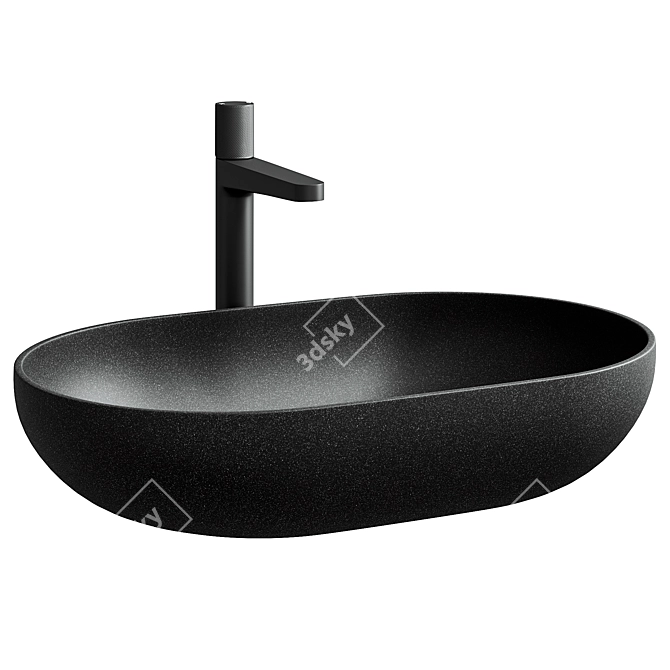 Bernstain O-540 Countertop Washbasin 3D model image 2