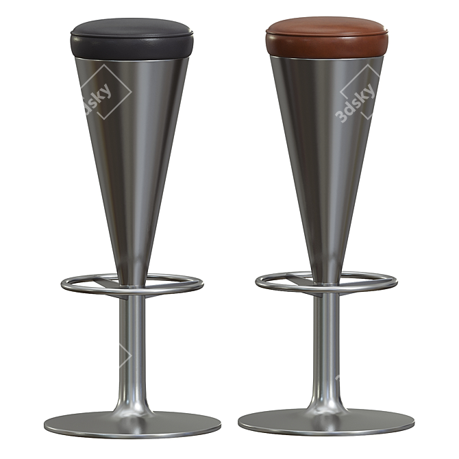  Scandinavian Leo Thafvelin Bar Stools 3D model image 3