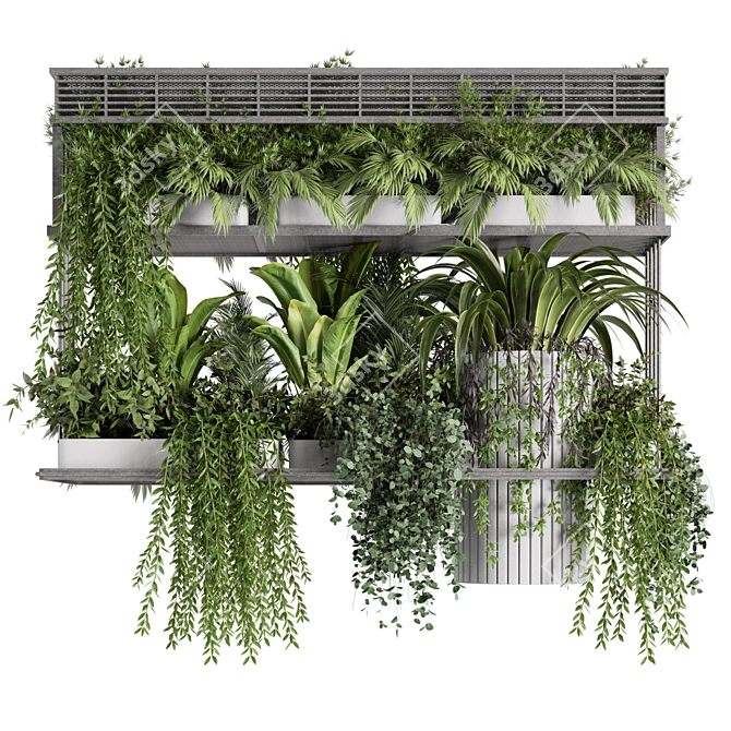 High-Quality Hanging Plant Models 3D model image 2