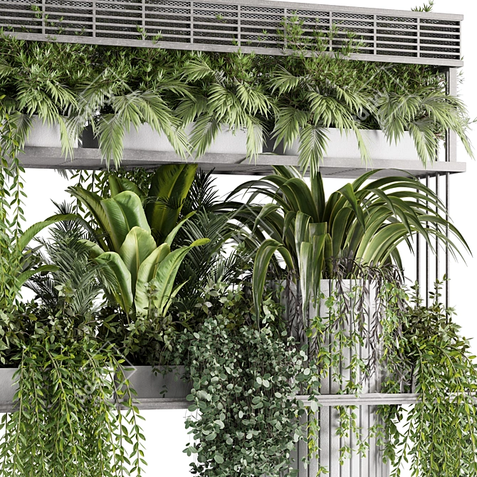 High-Quality Hanging Plant Models 3D model image 5