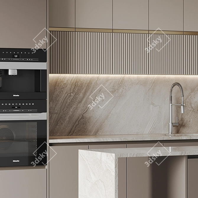 Modern Kitchen 3D Models Bundle 3D model image 5