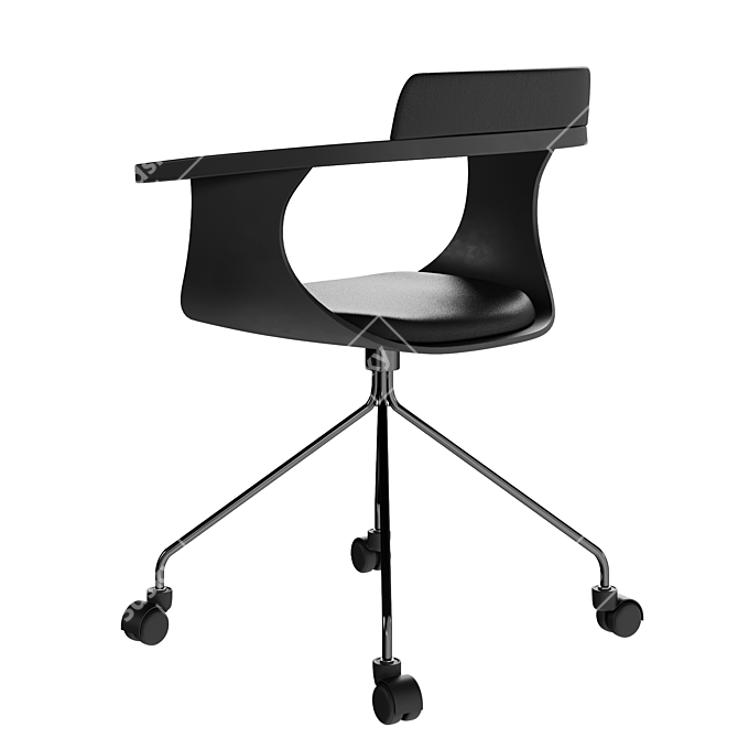 Modern Doulton Office Chair 3D model image 3