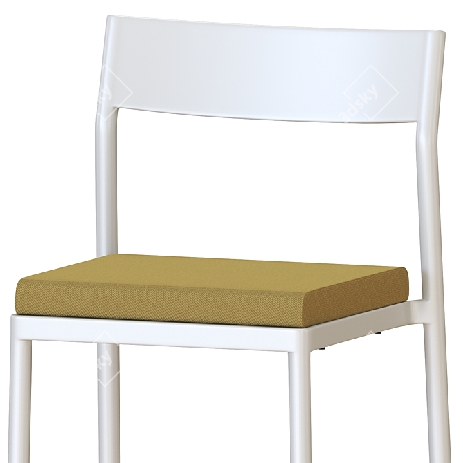 Modern Design Chair and Table 3D model image 2