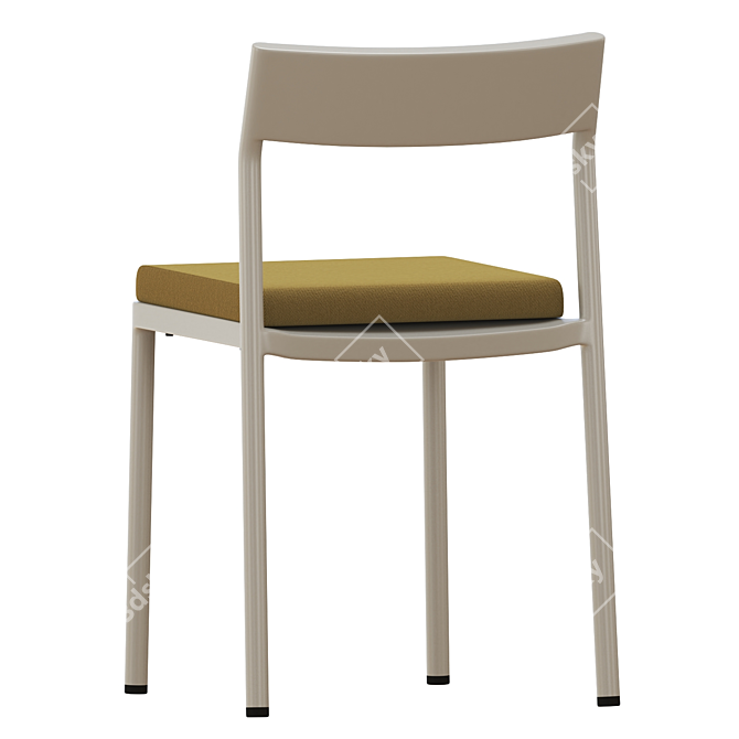 Modern Design Chair and Table 3D model image 3