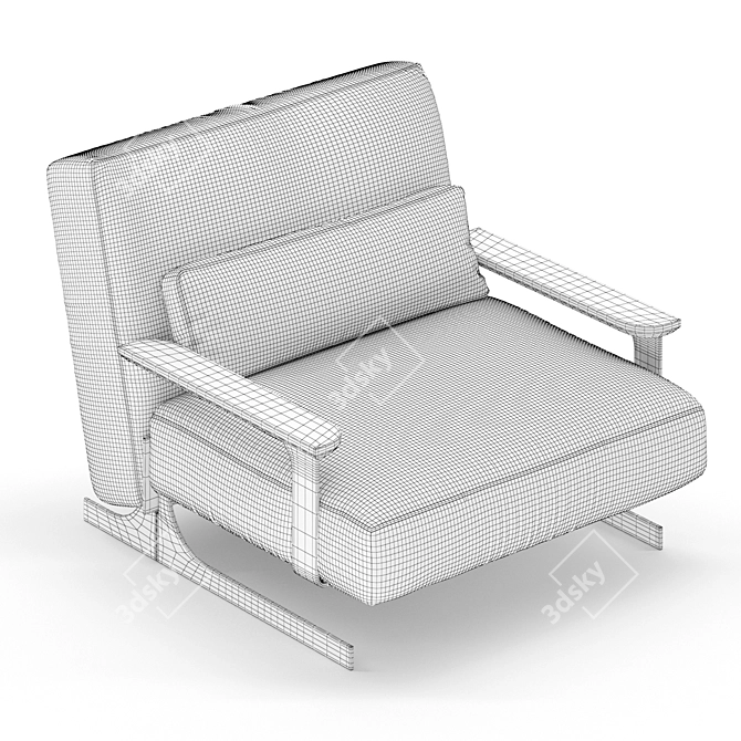 Savana Armchair 3D Model Download 3D model image 5