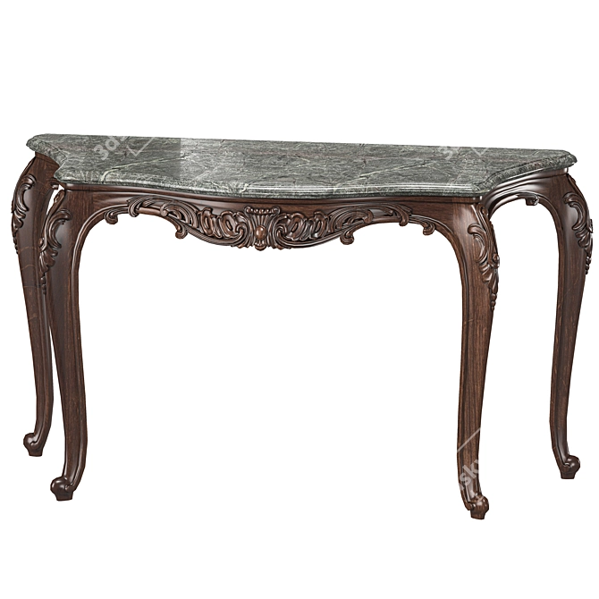 Elegant Andrea Fanfani Console Table 3D model image 1