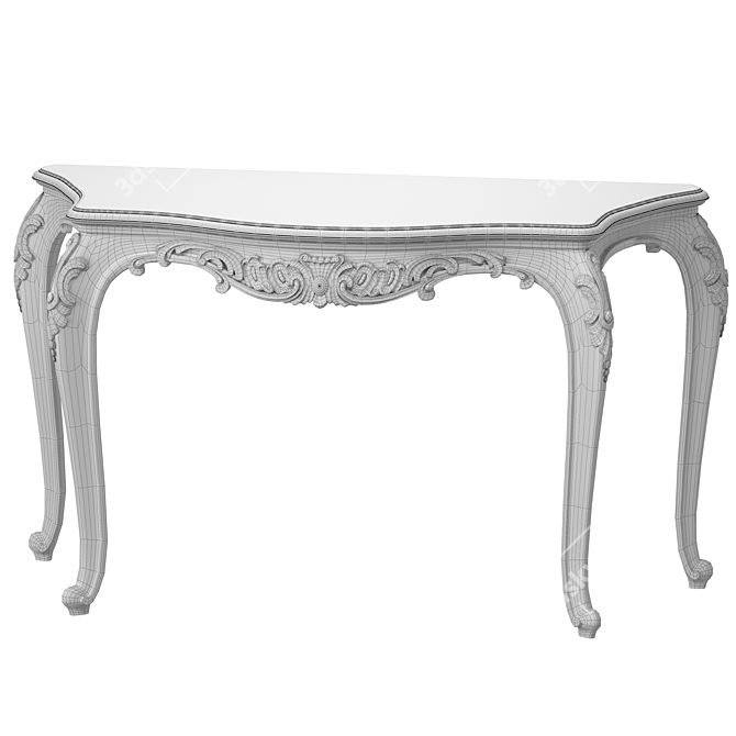 Elegant Andrea Fanfani Console Table 3D model image 2