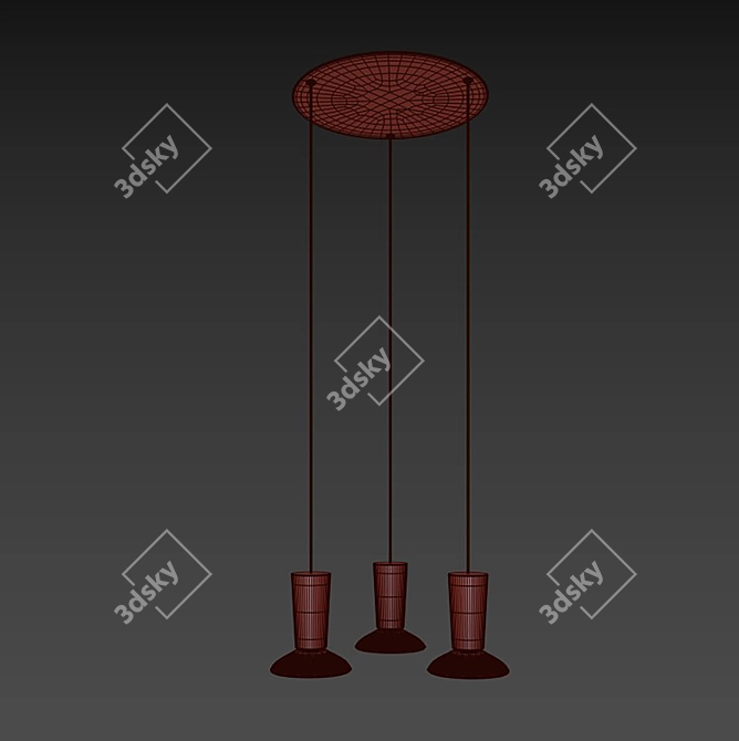 Giorgetti Water Modern Lighting Fixture 3D model image 4