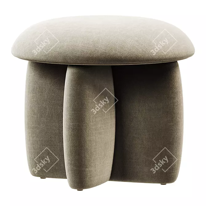 Elegant Madeline Ottoman for Sale 3D model image 2