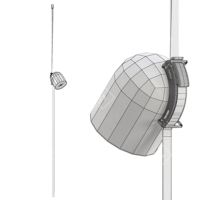 Belt Focus B Pendant Light 3D model image 2