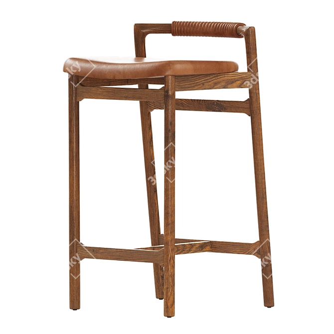  Modern Caton Stool Bar 3D model image 2