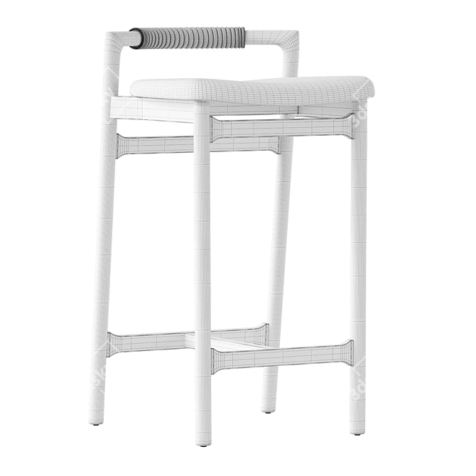  Modern Caton Stool Bar 3D model image 4