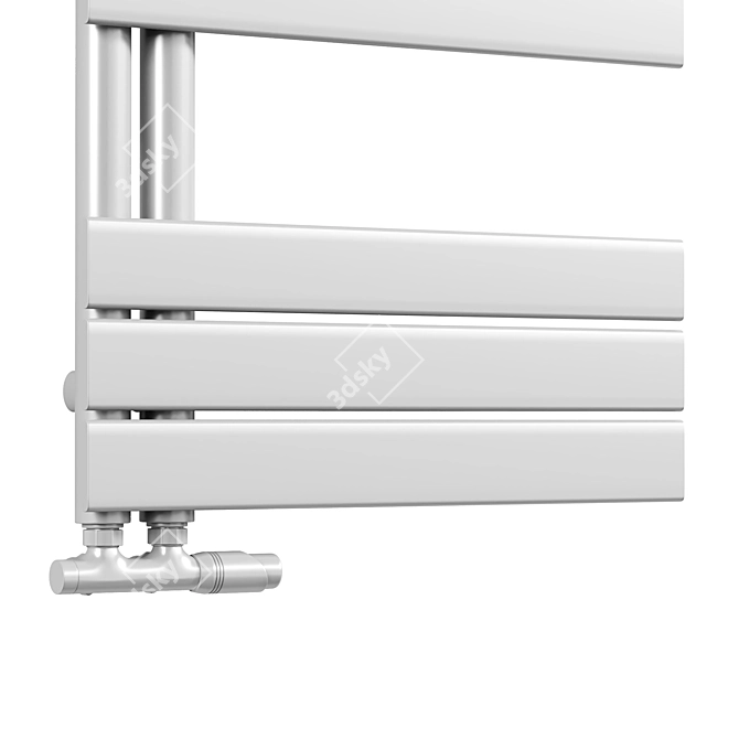 Modern Bathroom Towel Warmer G12 3D model image 4