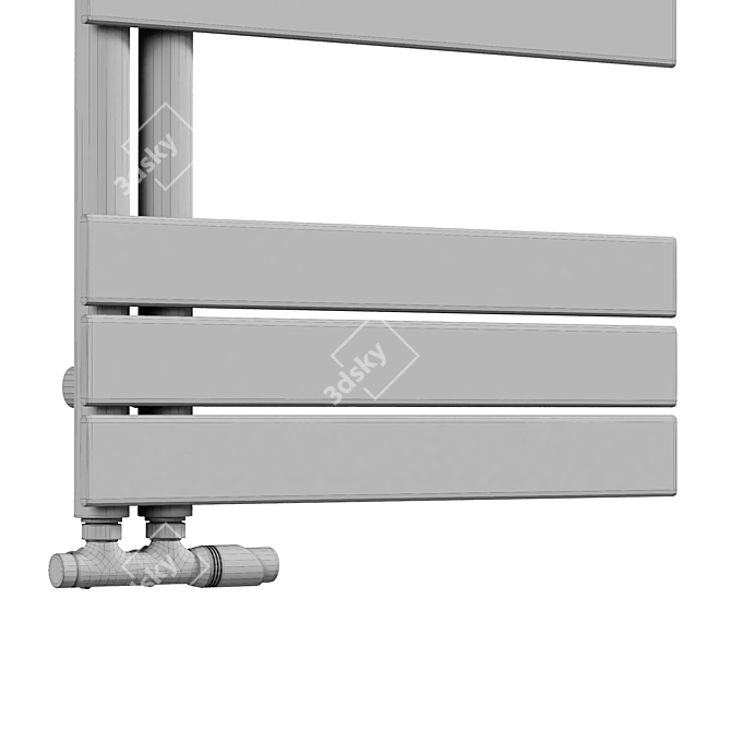 Modern Bathroom Towel Warmer G12 3D model image 5