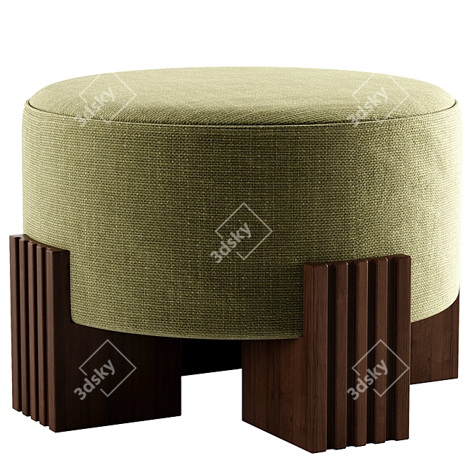 Modern Low Stool by DOME 3D model image 3